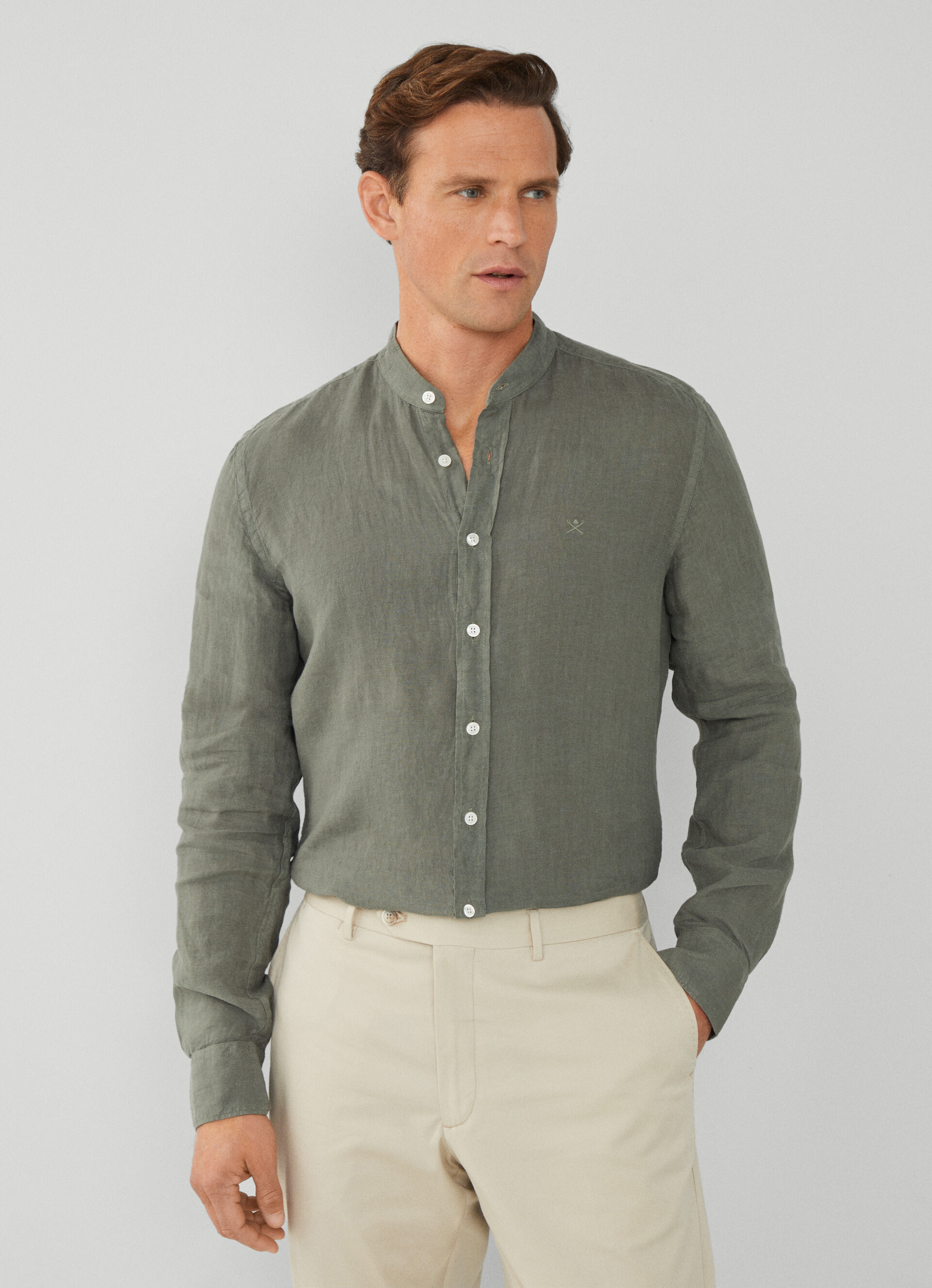 Slim Fit Linen Shirt