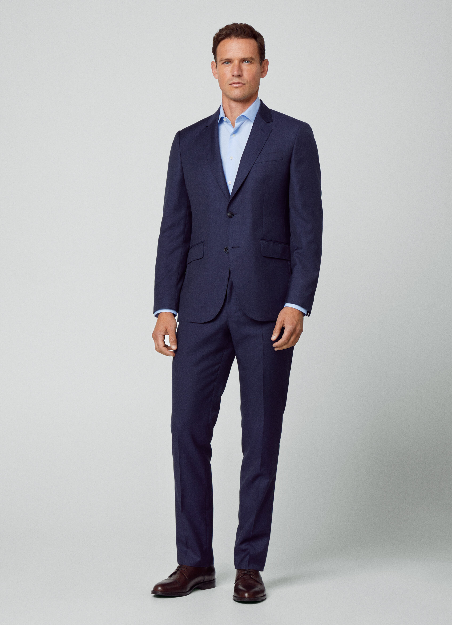 hackett herringbone suit